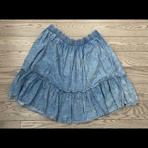 Torrid denim look skirt